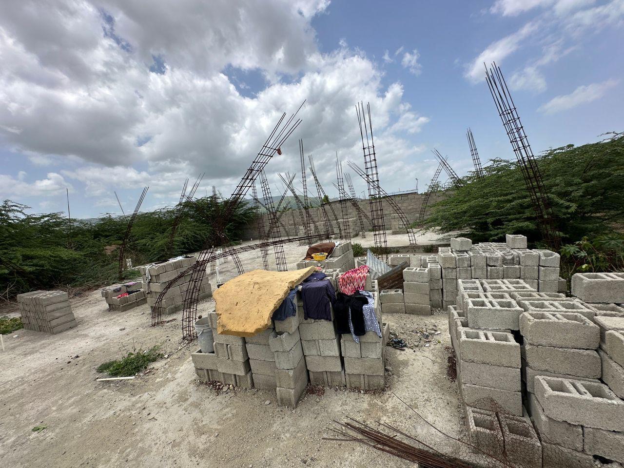 Construction underway at a Kingdom Diplomat Training Center in Haiti